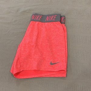 Nike Girls XL dri-fit pink athletic shorts